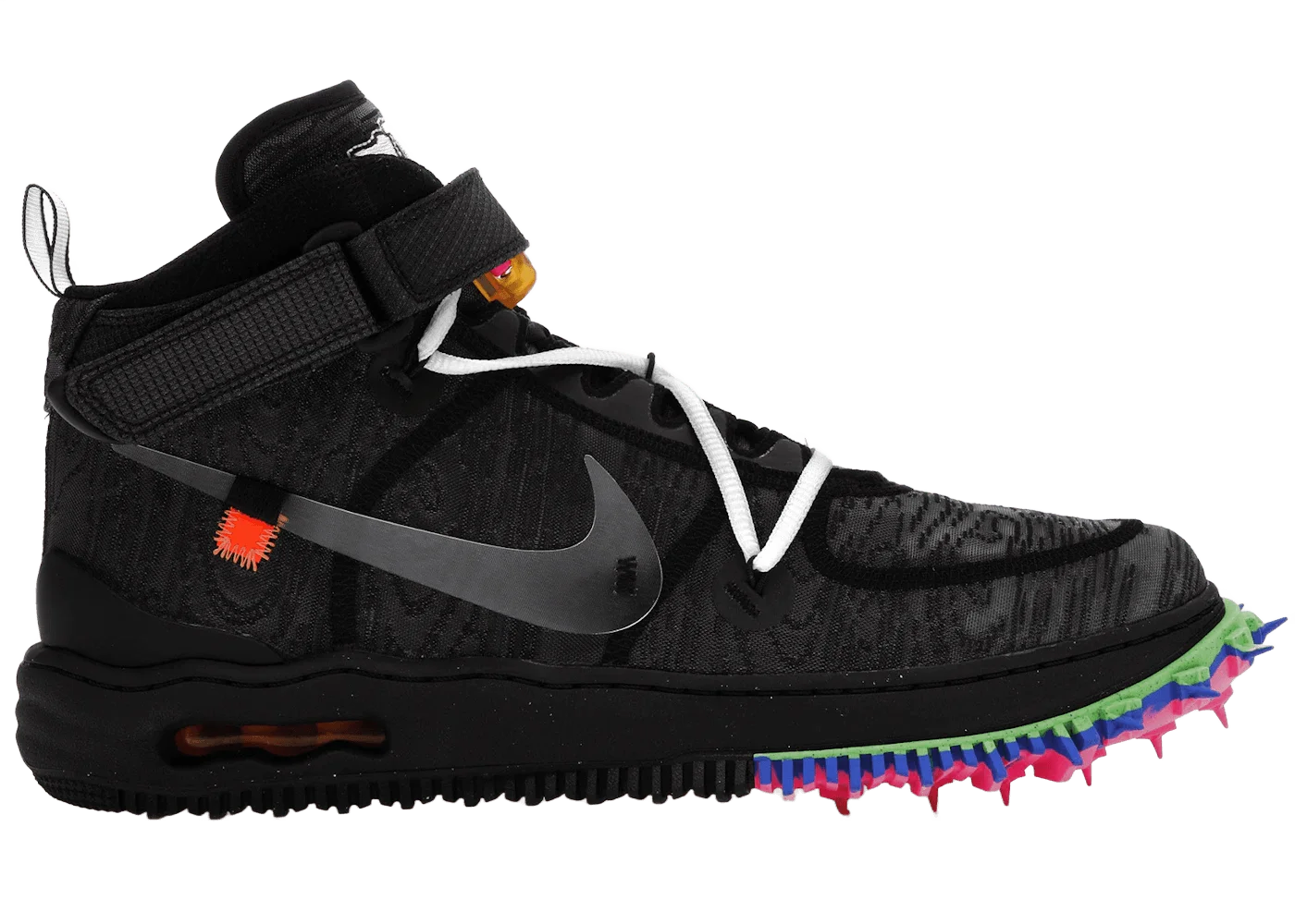 Off-White x Nike Air Force 1 Mid 'Black'