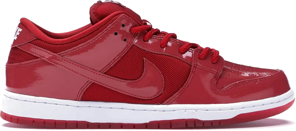 Nike SB Dunk Low Red Patent Leather