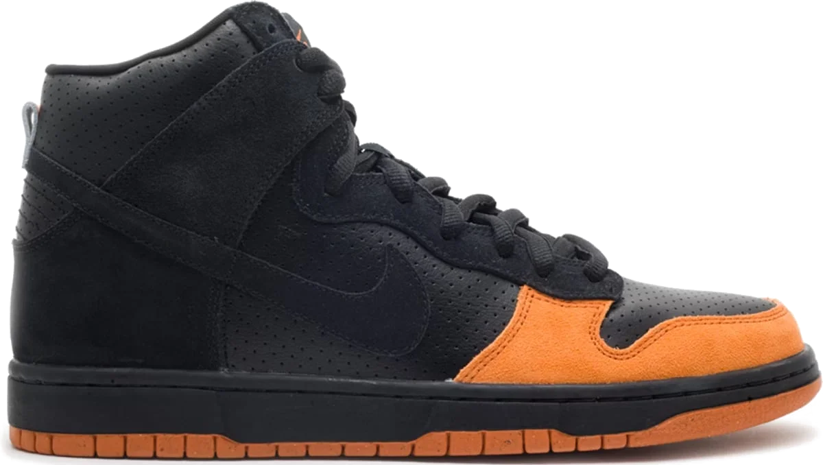 Nike SB Dunk High Black/Solar Orange