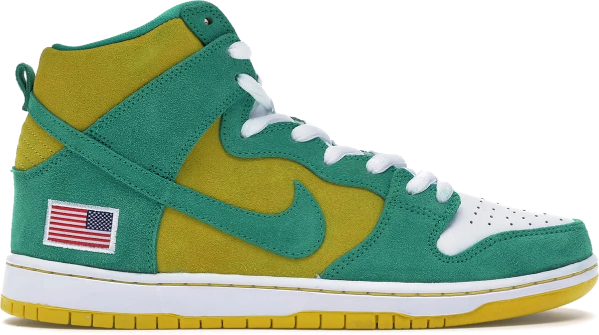 Nike SB Dunk High Oakland A’s