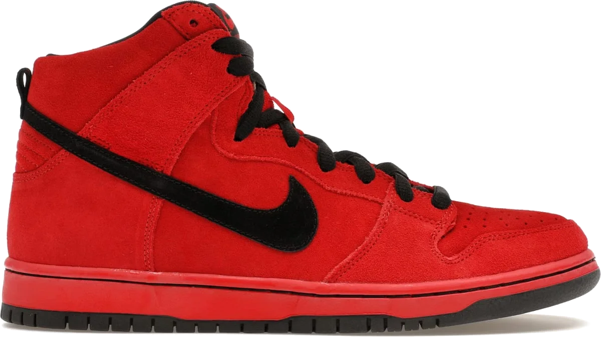 Nike Dunk Pro SB High Sport Red Devil PERFECT WEAR PAIR 1of2 ONAPP