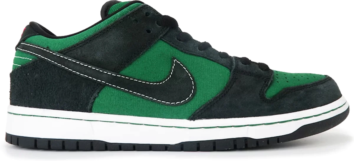Pine Green (red stiching)