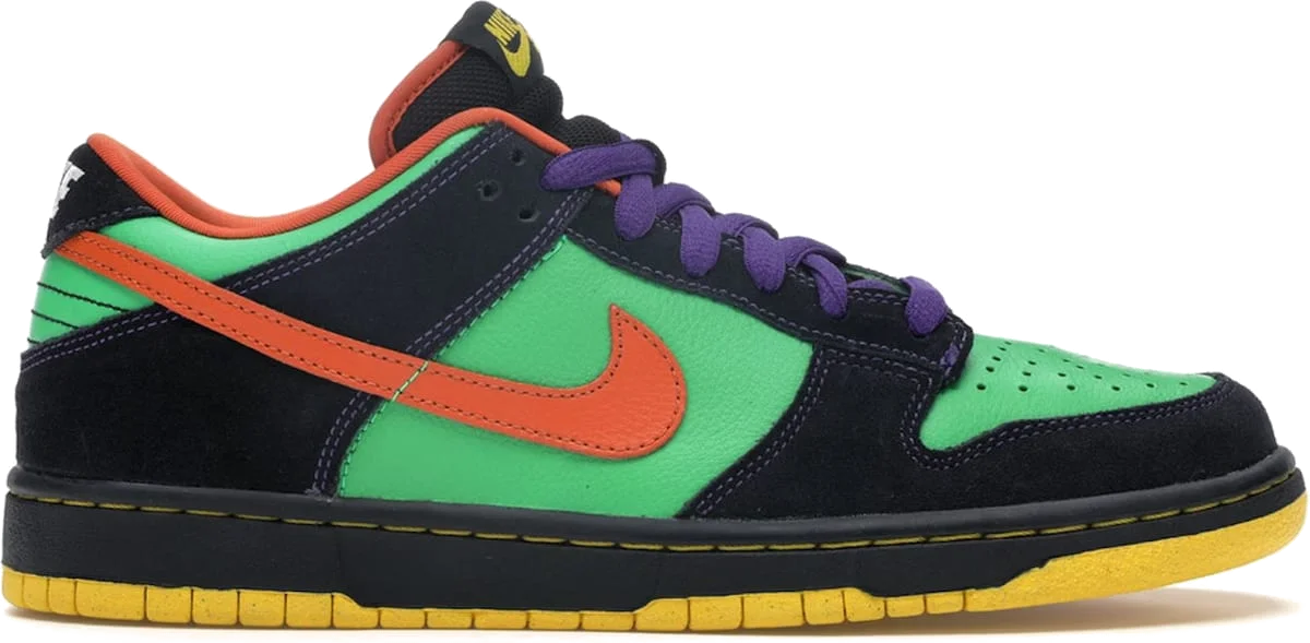 Nike SB Dunk Low Green Spark Hoop Orange