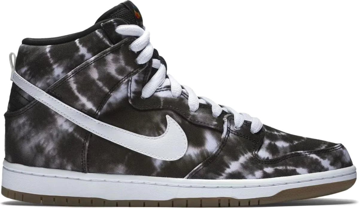 Nike SB Dunk High Tie Dye Black