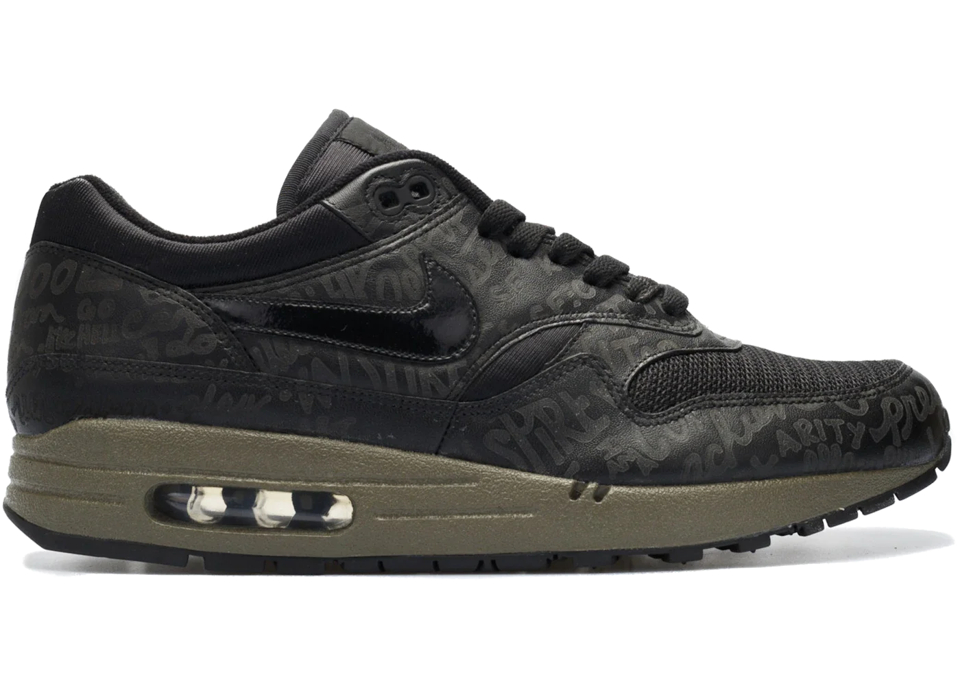 Nike Air Max 1 Powerwall Black Olive Grey