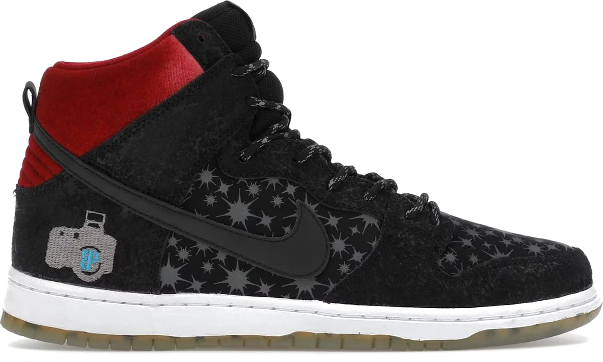 Size 13 Nike Dunk Prem SB BP QS High Paparazzi 🖤QUICK STRIKE SPECIAL EDITION ❤️