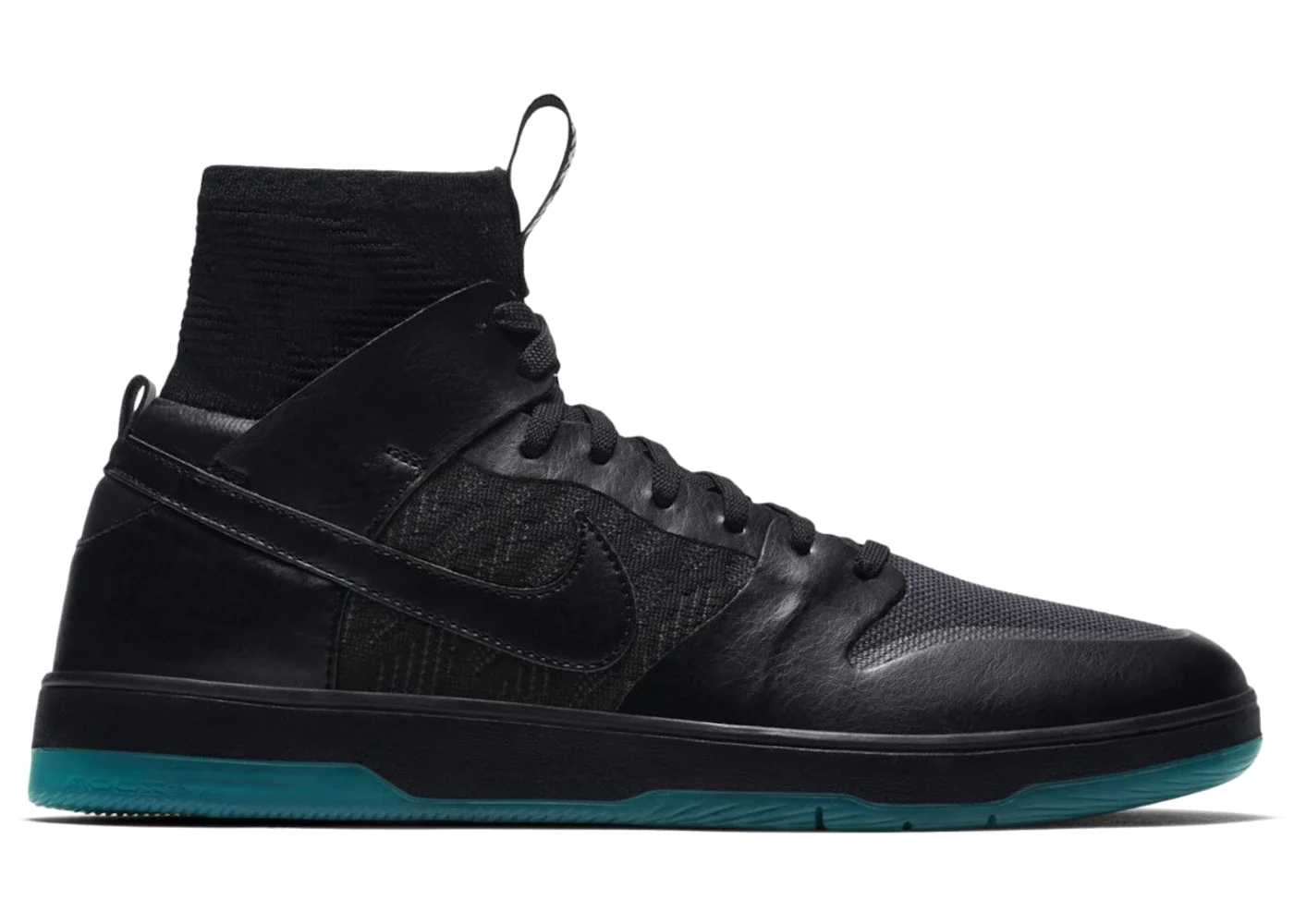 Nike SB Dunk High Black Dark Atomic Teal