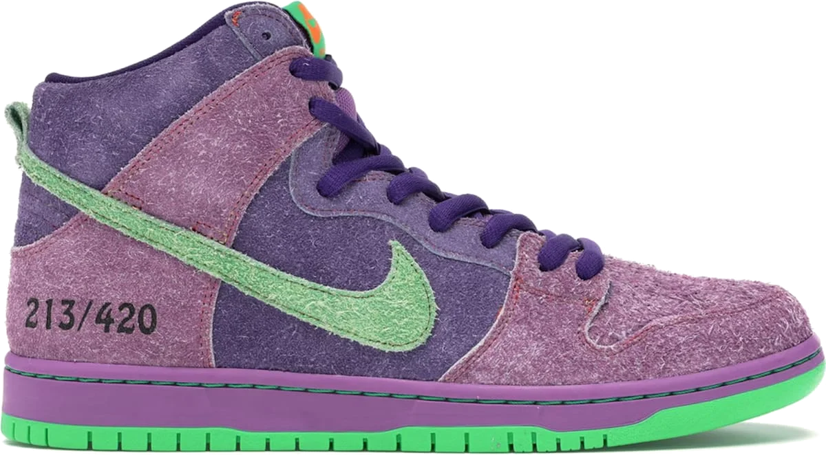 Nike SB Dunk High Reverse Skunk 420