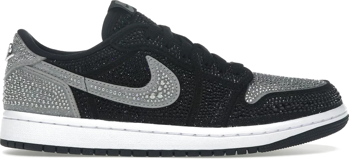 Air Jordan 1 Low Wmns Stealth Swarovski