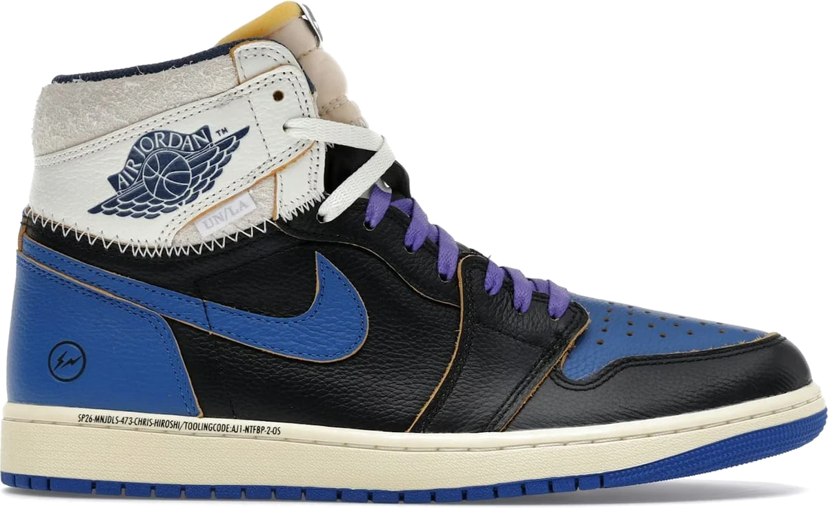 Air Jordan 1 Retro High OG SP Fragment x Union LA Sport Royal