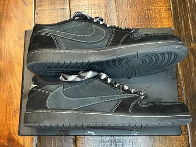 Air Jordan 1 Retro Low OG SP Travis Scott Black Phantom