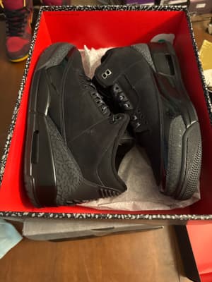 Jordan 3 black cat