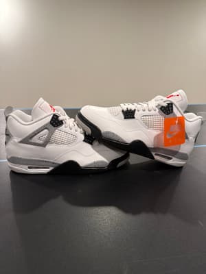Jordan 4 White Cement