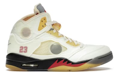 Off-White x Air Jordan 5 SP 'Sail'