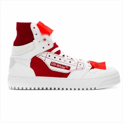 Off-White High Top Red FW18