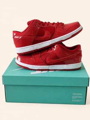 Nike SB Dunk Low Red Patent Leather