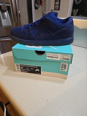 Nike Dunk Premium SB Low Once In A Blue Moon PRE OWNED WITH BOX BEST $