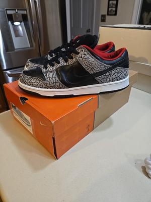 Nike Supreme x Dunk Pro SB Low Black Cement🖤❤️🩶 2002 GRAIL SB🩶❤️🖤