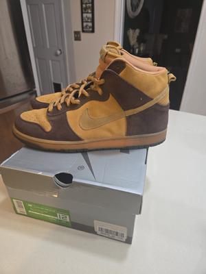 Nike Dunk Pro SB High Maple VERY NEAR DEADSTOCK CONDITION SUPER CLEAN!