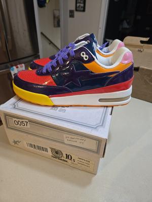 A Bathing Ape BAPE Roadsta 16th Anniversary -Multi-Color Patent RARE