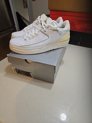 Air Jordan 2 Retro Low White Varsity Maize 2005 BRAND NEW IN BOX BEST$
