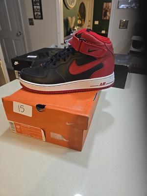 Nike Air Force 1 Mid Black 313643-061 200 2006 VERY RARE WEARABLE
