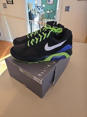 Nike Air Max 180 Joker OG BOX NO LID 🔥 COLORWAY 🖤💚💜🤍