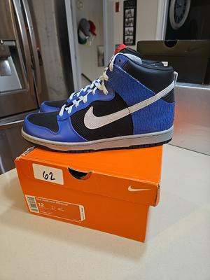 Nike Dunk Premium High Black Varsity Royal Earthquake 2007 BRAND NEW