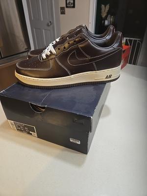 Nike Air Force 1 Premium Baroque Brown Leather 2004 ONLY BRAND NEW 10
