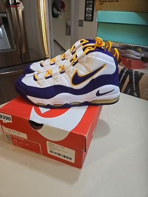 Nike Air Max Uptempo 2016 Derek Fisher ONLY BRAND NEW PAIR ON APP 💜💛