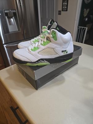 Air Jordan 5 Retro 2011 Quai 54 🤍🖤💚BRAND NEW 467827-105💚🖤🤍