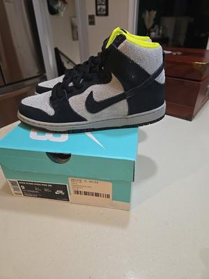 Nike Dunk SB High Black Base Grey 2014 TEAL BOX HIGH