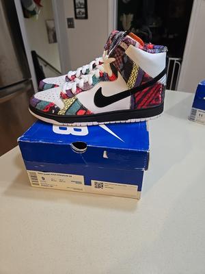 Nike Dunk Premium SB High Huxtable 2010 313171-101 BLUE BOX BANGER PADS
