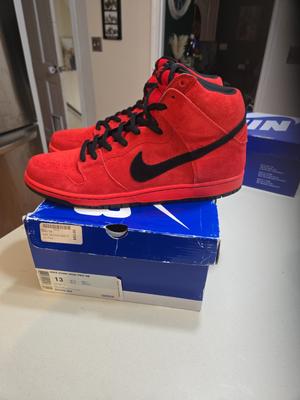 Nike Dunk Pro SB High Sport Red BRAND NEW ONLY 13 AVAILABLE ON ANY APP