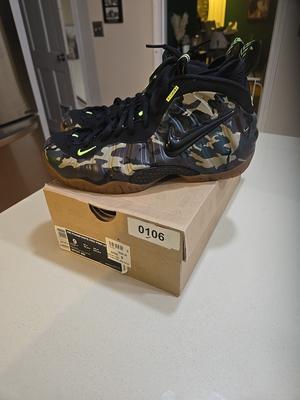 Nike Air Foamposite Pro Prm Le Green Camo SUPER CLEAN MIGHT BE BRAND NEW