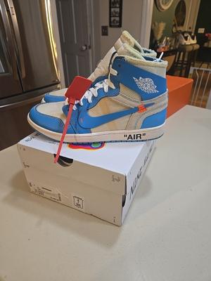 Jordan 1 Retro OG x Off-White High UNC BRAND NEW REPLACEMENT BOX BEST $