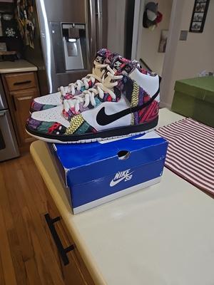 Nike Dunk Premium SB High Huxtable 313171-101 2010 Very Good Condition