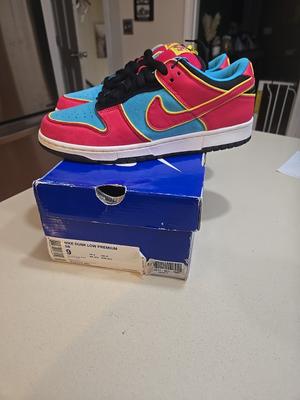 Nike Dunk Premium SB Low Ms. Pacman ONLY DS PAIR ON APP BLUE 📦BANGER