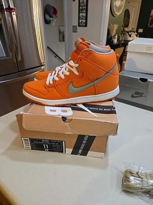 Nike Dunk Pro Sb High Orange LOCATED IN THE USA OG ALL GREAT WEAR PAIR