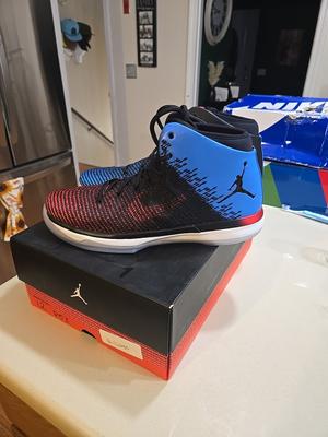 Jordan 31 PE Quai54 Black/Italy Blue/University Red/White 2017 "PROMO"