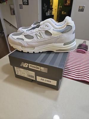 New Balance 992 Made in USA Nimbus Cloud White BRAND NEW IN BOX ☁☁️🤍🩶