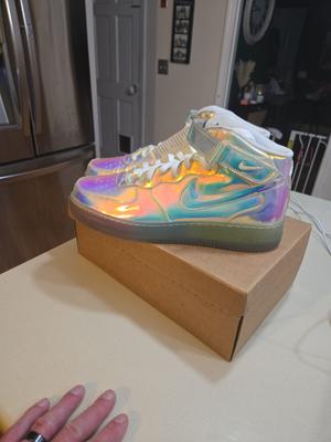 Nike Air Force 1 Mid Iridescent ID Blue/Multicolor/Violet FSR SAMPLE