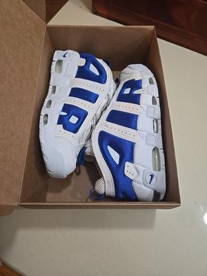 Nike Air More Uptempo Low White Hyper Royal 1 OF 24 VPSS SALESMAN SAMPLE