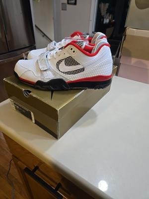 Nike Air Trainer 2 SB Supreme White Fire Red RARE!! 2007 317646-111
