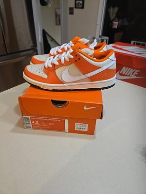 Size 4.5M / 6W - Nike Dunk SB Low Orange Box RARE SIZE GET YA LIL MAN OR GIRL RT