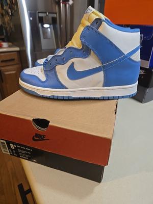 Nike Dunk Le High White UNC 1999 SUPER RARE BRAND NEW WITH BOX WEARABLE
