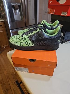 Size 13 Nike HUF x Air Force 1 06 Hufquake 💚🖤BRAND NEW RARE EXTRA LACES RB💚🖤