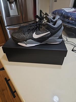 Nike Zoom Kobe 7 XDR Black Wolf Grey 488370-001 2011 REPLACEMENT KOBE BOX