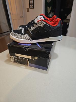 Nike Paul Rodriguez 2 Zoom Air Grey Haze Black "Black Cement" 2007