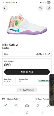 Nike Kyrie 2 Easter - 819583-105 BRAND NEW IN BOX NO LID DBL BOTTOMS🐇